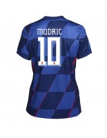 Chorvatsko Luka Modric #10 Venkovní Dres pro Dámské ME 2024 Krátký Rukáv